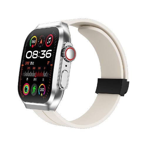 Reloj Smartwatch VAK F21 PANTALLA CURVA INFINITE 3D Blanco - Elektra, Tu Familia Vive Mejor