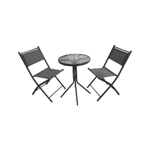 Juego De Comedor Mueble Exterior Para Jardín Gris - Elektra, Tu Familia Vive Mejor