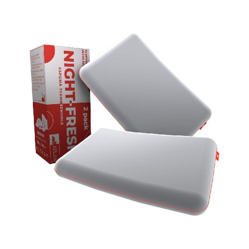 Almohada de Memory Foam Estandar 2 pack Night Fresh - Elektra, Tu Familia Vive Mejor