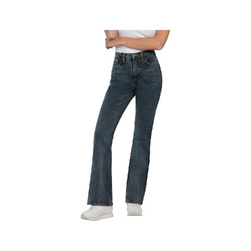 Pantalón Jeans Skinny Flare Lee Mujer 342 Azul petróleo - Elektra, Tu Familia Vive Mejor