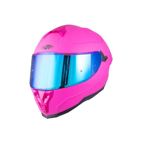 Casco cerrado Joe Rocket RKT 200 Ion 3.0 Rosa Mate c/ mica iridium - Elektra, Tu Familia Vive Mejor