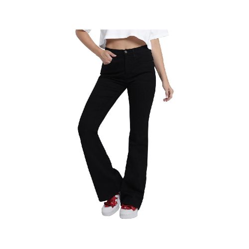 Jeans Mujer Lee Skinny Flare 401 Negro - Elektra, Tu Familia Vive Mejor