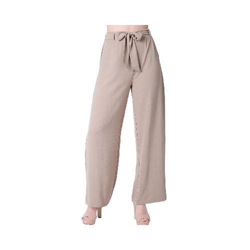 Pantalón Mujer Moda Recto Beige Stfashion 79304804 - Elektra, Tu Familia Vive Mejor