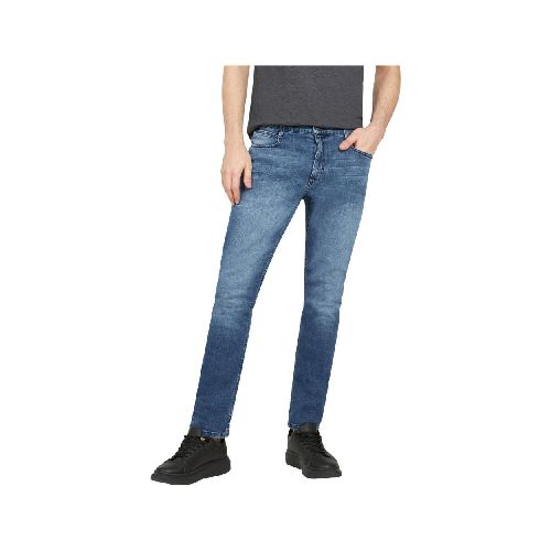 Jeans Hombre Lee Slim Fit 454 Azul marino - Elektra, Tu Familia Vive Mejor