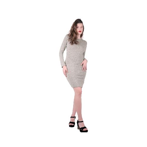 Vestido Mujer Casual Beige Stfashion 72605236 - Elektra, Tu Familia Vive Mejor