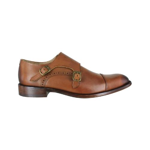 Zapato Vestir Hombre Carlo Ronaldi 1032 Becerro Brown Cuero Casual - Elektra, Tu Familia Vive Mejor