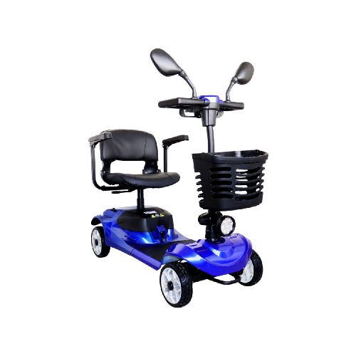 Gambimedic Silla De Ruedas Electrica Scooter Soporta Hasta 130kg Peso color azul - Elektra, Tu Familia Vive Mejor