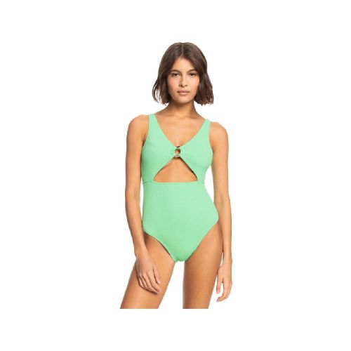 TRAJE DE BAÑO ROXY MUJER VERDE ROXY COLOR JAM ERJX103522-GHY0 - Elektra, Tu Familia Vive Mejor