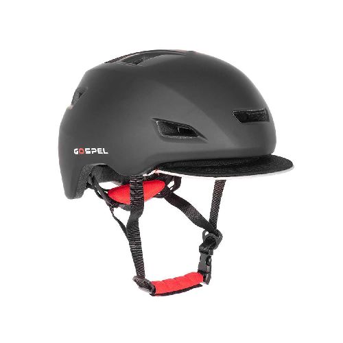 Casco para Bicicleta Gospel Montaña 57-61 cm Negro - Elektra, Tu Familia Vive Mejor