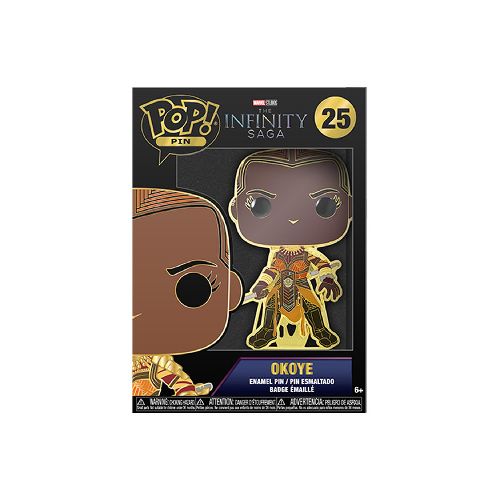 Funko Pop Pin: Marvel La Saga Del Infinito - Okoye - Elektra, Tu Familia Vive Mejor