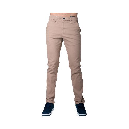 Pantalón Hombre Casual Café Silver Plate 60105011 - Elektra, Tu Familia Vive Mejor