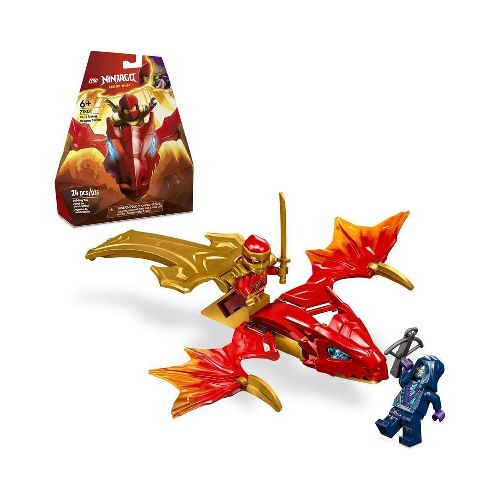 LEGO Ninjago Ataque Rising Dragon de Kai 71801 - Elektra, Tu Familia Vive Mejor