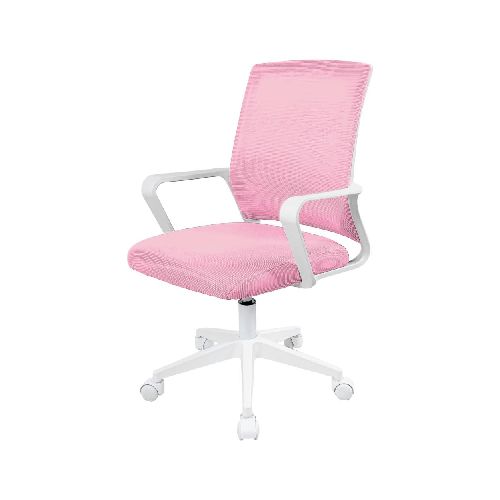 Silla Oficina Ajustable Ejecutiva Ergonomica Escritorio Rosa - Elektra, Tu Familia Vive Mejor