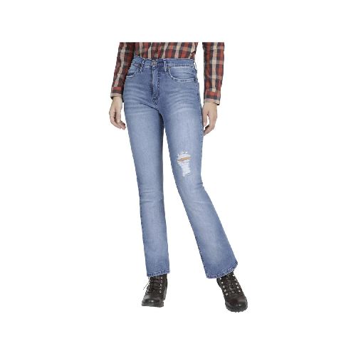 Jeans Mujer Lee Skinny Flare Fit 357 Azul - Elektra, Tu Familia Vive Mejor