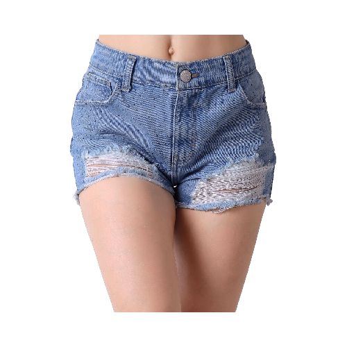 Short Mujer Casual Azul Stfashion 63105000 - Elektra, Tu Familia Vive Mejor