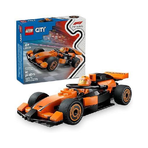 Lego City  60442 Piloto De F1 Con Auto Mclaren - Elektra, Tu Familia Vive Mejor