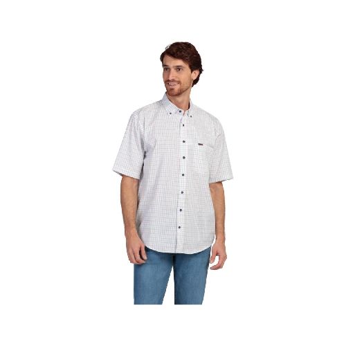 Camisa Regular fit Manga Corta Lee Hombre 33E Azul - Elektra, Tu Familia Vive Mejor