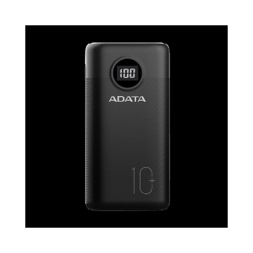 Power Bank Adata Mobile 10000mAh P10000QCD Pantalla Digita NEGRO - Elektra, Tu Familia Vive Mejor