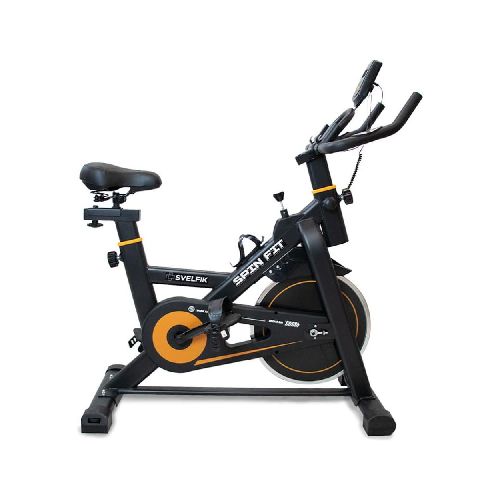 Bicicleta Estática Spin Fit Svelfik Naranja - Elektra, Tu Familia Vive Mejor