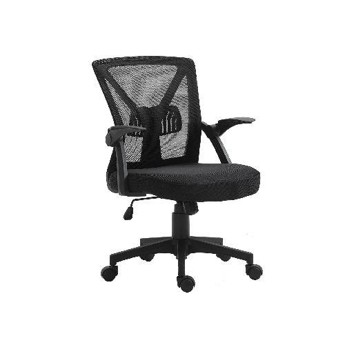 Silla de Oficina Top Living Ergonómica con Soporte Lumbar Negra - Elektra, Tu Familia Vive Mejor