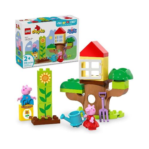 LEGO DUPLO 10431 Jardín y Casa del Árbol de Peppa Pig - Elektra, Tu Familia Vive Mejor