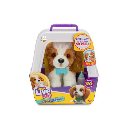 Peluche ‎Beagle Mi Primer Cachorro Real Puppy Juguete Interactivo Little Live Pets Famosa - Elektra, Tu Familia Vive Mejor