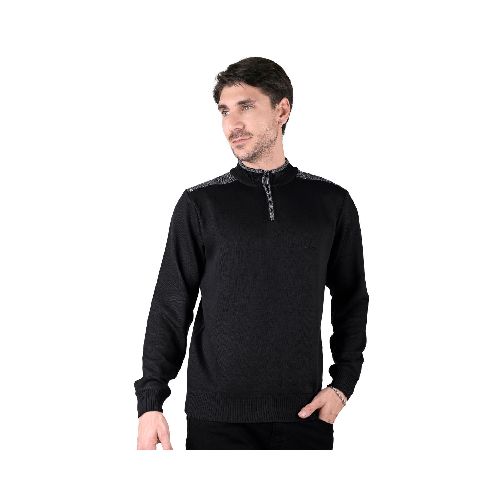 Sweater Hombre Negro Furor 57705215 - Elektra, Tu Familia Vive Mejor