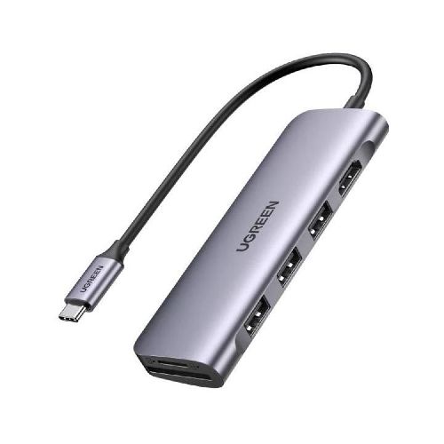 Hub Usb Ugreen 6 En 1 4k Hdmi Tf/sd 5 Gbps Mac Style Usb C - Elektra, Tu Familia Vive Mejor