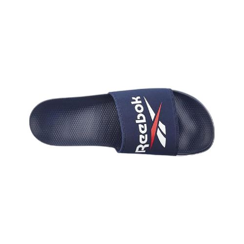 Sandalias Reebok De Hombre Fulgere Slide Fz0946 Azul Marino - Elektra, Tu Familia Vive Mejor