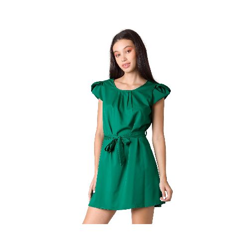 Vestido Mujer Casual Verde Stfashion 79305014 - Elektra, Tu Familia Vive Mejor