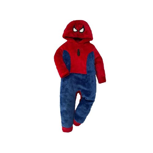 Mameluco Con Gorro Bordado Marvel Spiderman Rojo - Elektra, Tu Familia Vive Mejor