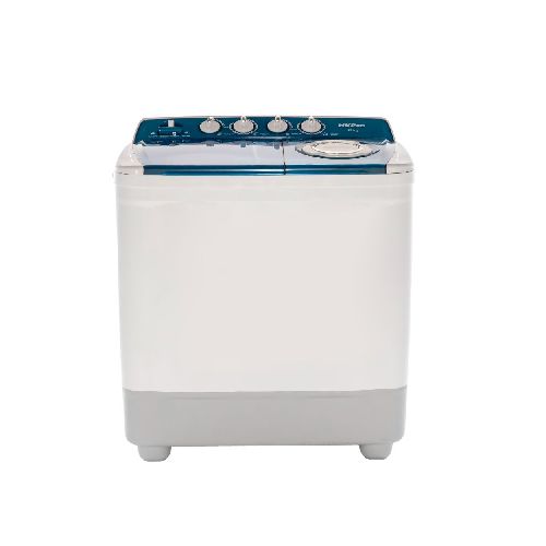 Lavadora de 2 Tinas HKPRO THK-SM13015 13Kg Blanco con Azul - Elektra, Tu Familia Vive Mejor