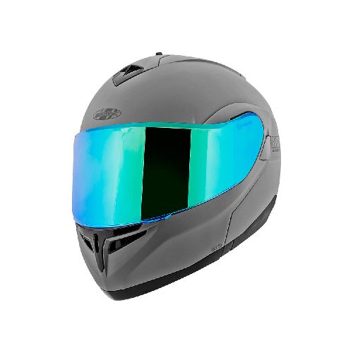 Casco Abatible Joe Rocket RKT 20 Ion Gris Mate c/ Mica Iridium S - Elektra, Tu Familia Vive Mejor