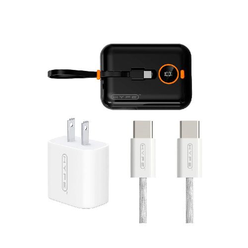 Bundle Power Bank + Cargador C + Cable - Elektra, Tu Familia Vive Mejor