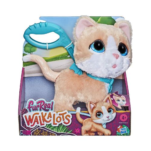 Peluche de Gatito Interactivo FurReal Walkalots Juguete Hasbro - Elektra, Tu Familia Vive Mejor