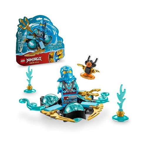 LEGO Ninjago Nya Dragon Power: Derrape Spinjitzu 71778 - Elektra, Tu Familia Vive Mejor