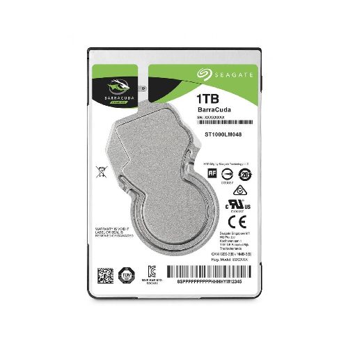 Disco Duro para Laptop Seagate Barracuda 2.5'', 1TB, SATA III, 5400RPM, 128MB Cache  