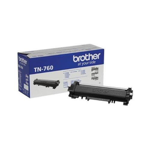 Tóner Brother TN760 Negro, 3000 Páginas  