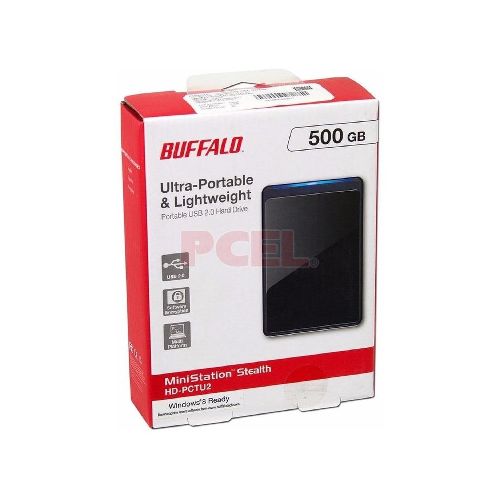 Búfalo Disco Duro Externo 500gb Stealth Hd-pct500u2/b  