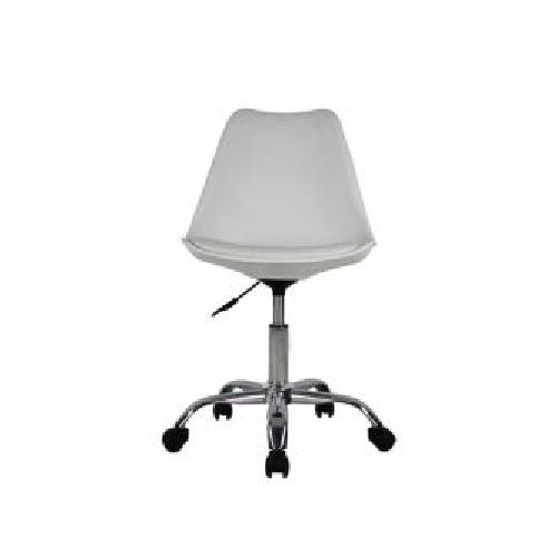 Silla De Oficina Ronnie Jm-6060 Blanco  