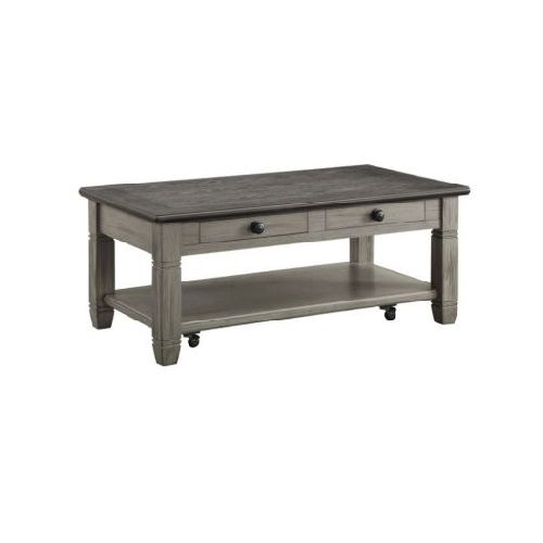 Mesa de Centro Rectangular Granby  Gris  