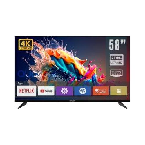 Pantalla smart tv 58 pulgadas Quaroni 4k Modelo Q58N24  