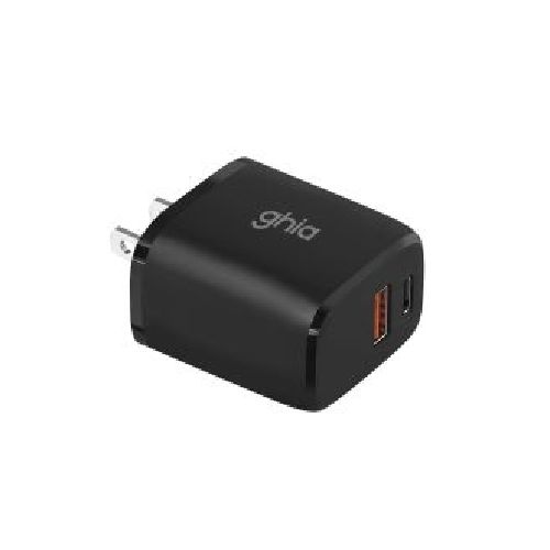 Cargador de pared Ghia Carga Rápida 20W Tipo C USB 3.0 Modelo GAC-243  