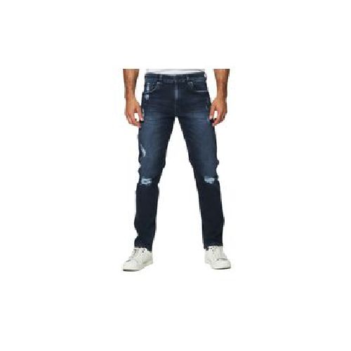 Jeans Bobois Slim Fit Rasgado Para Hombre J41107-AZU