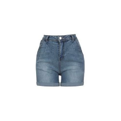 Short Zawary Denim Con Pinzas Para Mujer ZW-7764