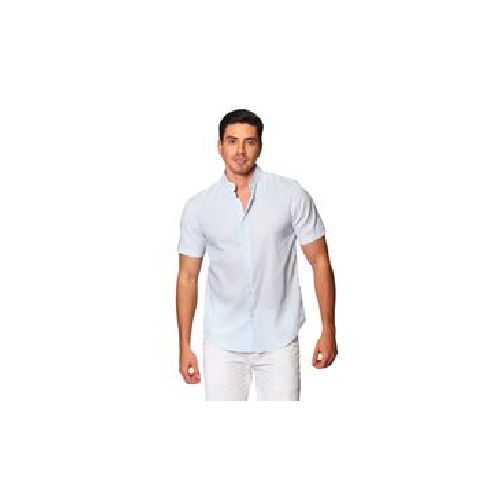 Camisa Bobois Cuello Mao Tipo Lino Para Hombre B41371-Cie