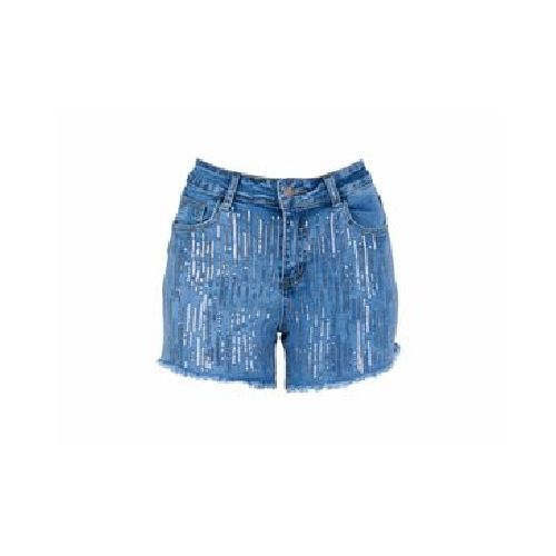 Short Miss Calif Denim Lentejuela Para Mujer PM-JN-6311