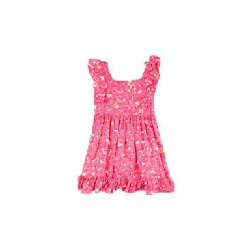 Vestido Manzanita Flores Para Bebe W-9