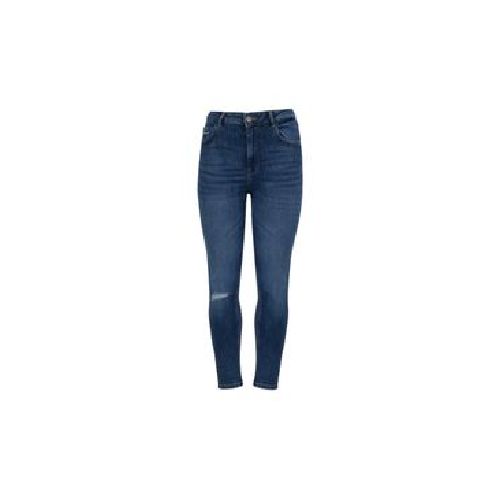 Jeans Estivaneli Skinny Rasgado Para Mujer LNY-4207