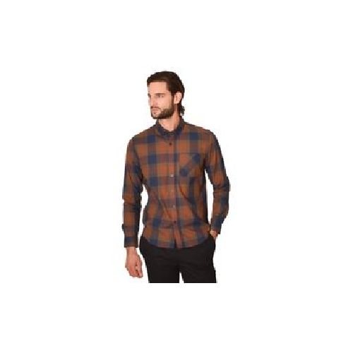 Camisa Generra Cuadros Para Hombre CL328203